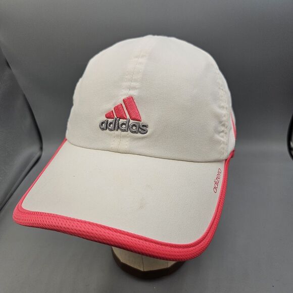 Adidas Adizero Climacool Hat Cap Women's Strap Back Pink White Tennis Running - Picture 1 of 9